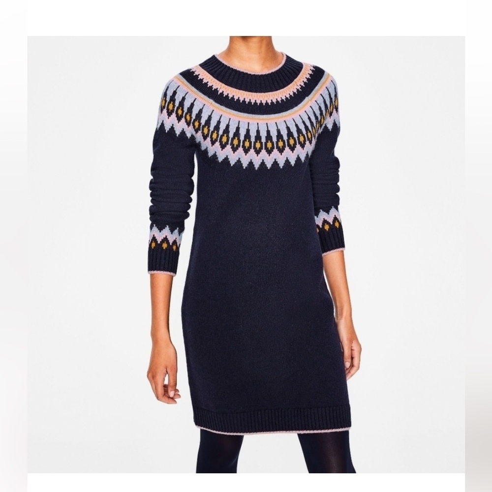 Boden fairisle sweater dress